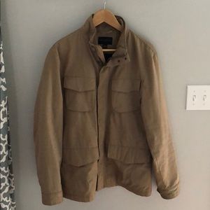 Banana Republic EUC khaki tan quilted jacket